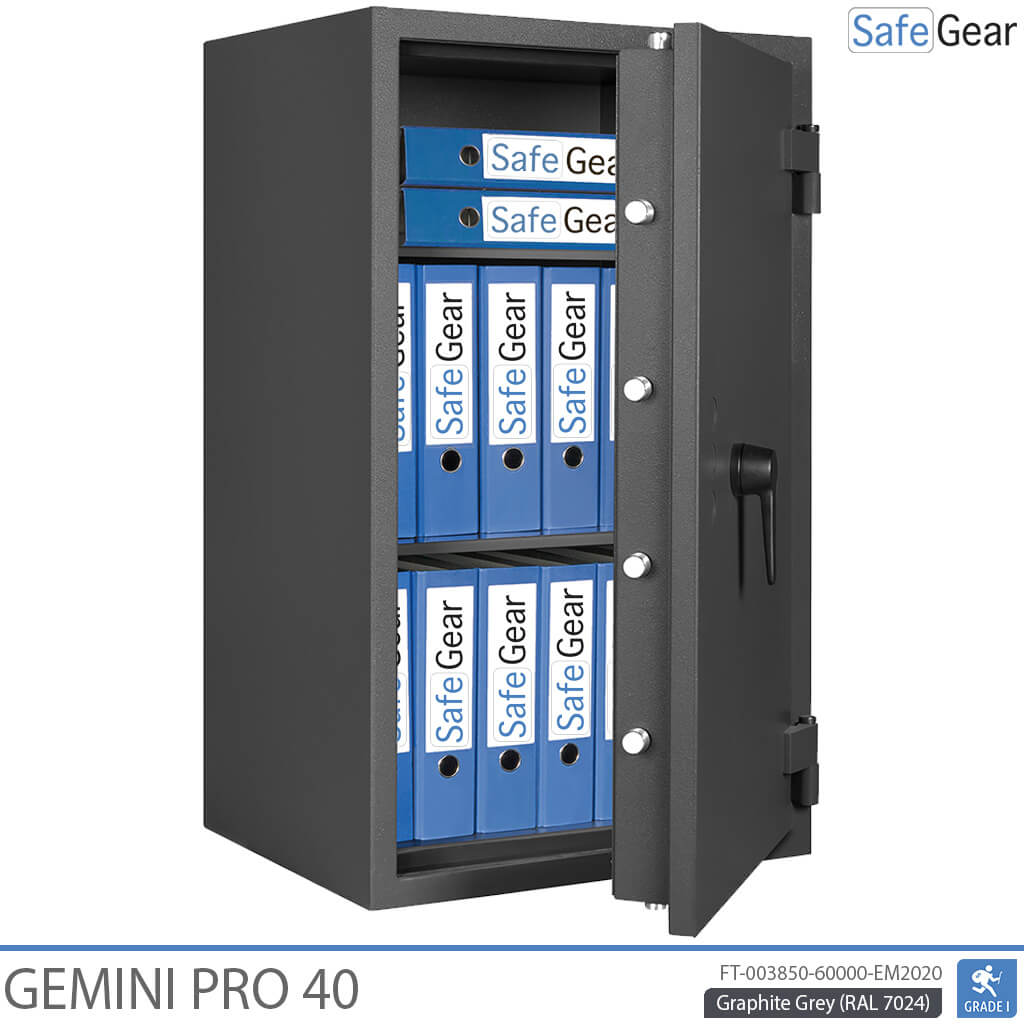 Gemini Pro 40 - Coffre-fort de sécurité (180 litres) - Classement test cambriolage 1