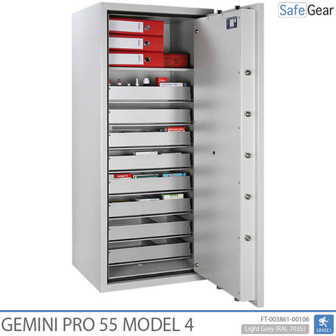Gemini Pro 55 Medizinschrank (292 L) - Einbruchschutz Klasse I - Schlüsselschloss