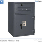 Gemini Pro D-I 175 Deponeringsskab (205 L) - Indbrudstest D-I - Kodelås m. 9 brugerkoder