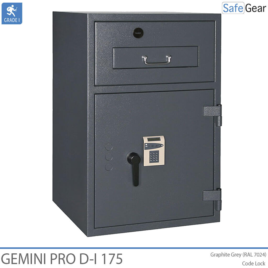 Gemini Pro D-I 340 Deposit Safe (384 L) - Burglary Test D-I - Key Lock