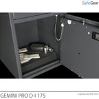 Gemini Pro D-I 250 Depozitiekast (294 L) - Inbraaktest D-I - Sleutelslot