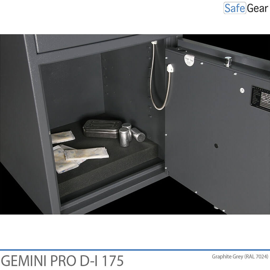 Gemini Pro D-I 340 Deposit Safe (384 L) - Burglary Test D-I - Key Lock
