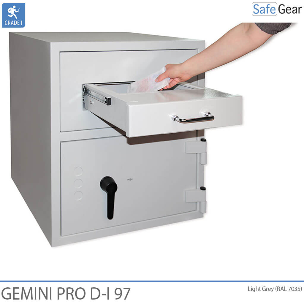 Gemini Pro D-I 97 Dépôt (119 L) - Avec Salle Intérieure - Test Anti-effraction D-I - Serrure Numérique Axessor