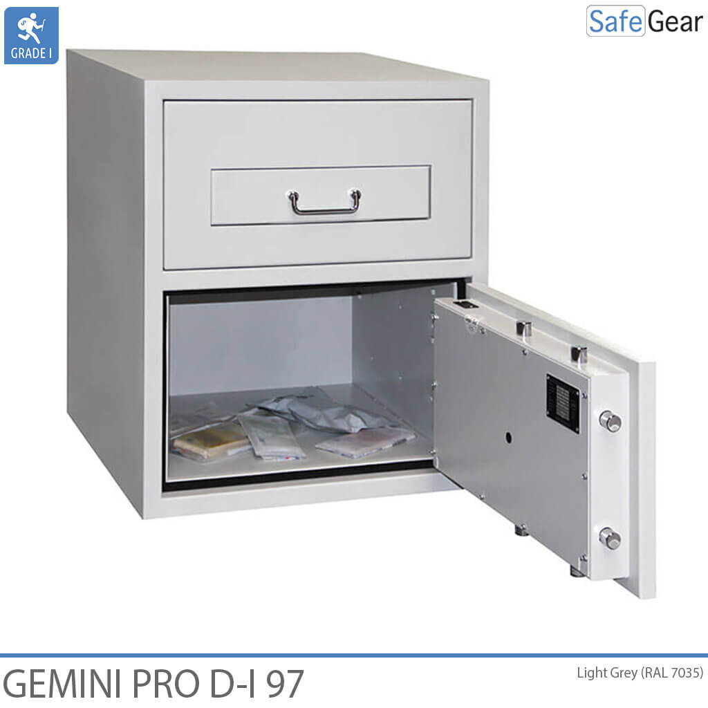 Gemini Pro D-I 97 Dépôt (119 L) - Avec Salle Intérieure - Test Anti-effraction D-I - Serrure Numérique Axessor