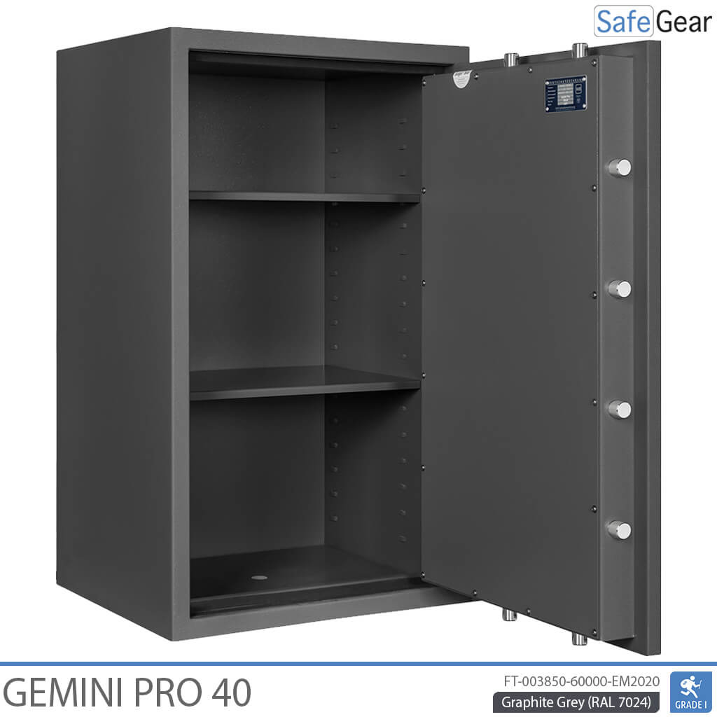 Gemini Pro 40 - Coffre-fort de sécurité (180 litres) - Classement test cambriolage 1