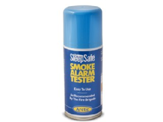 Test gas for smoke alarms