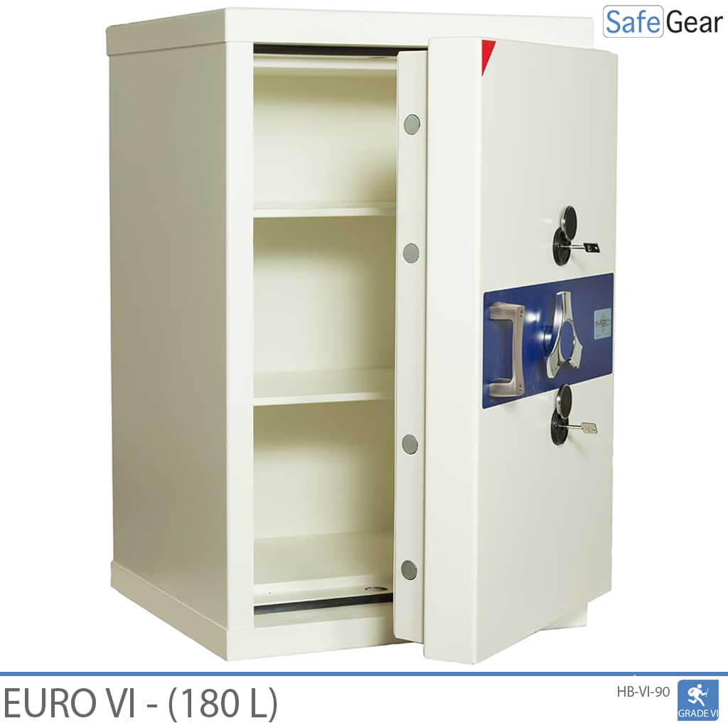 Euro VI (180 L) - Valeur sûre - Niveau de cambriolage 6 - Serrure à clé