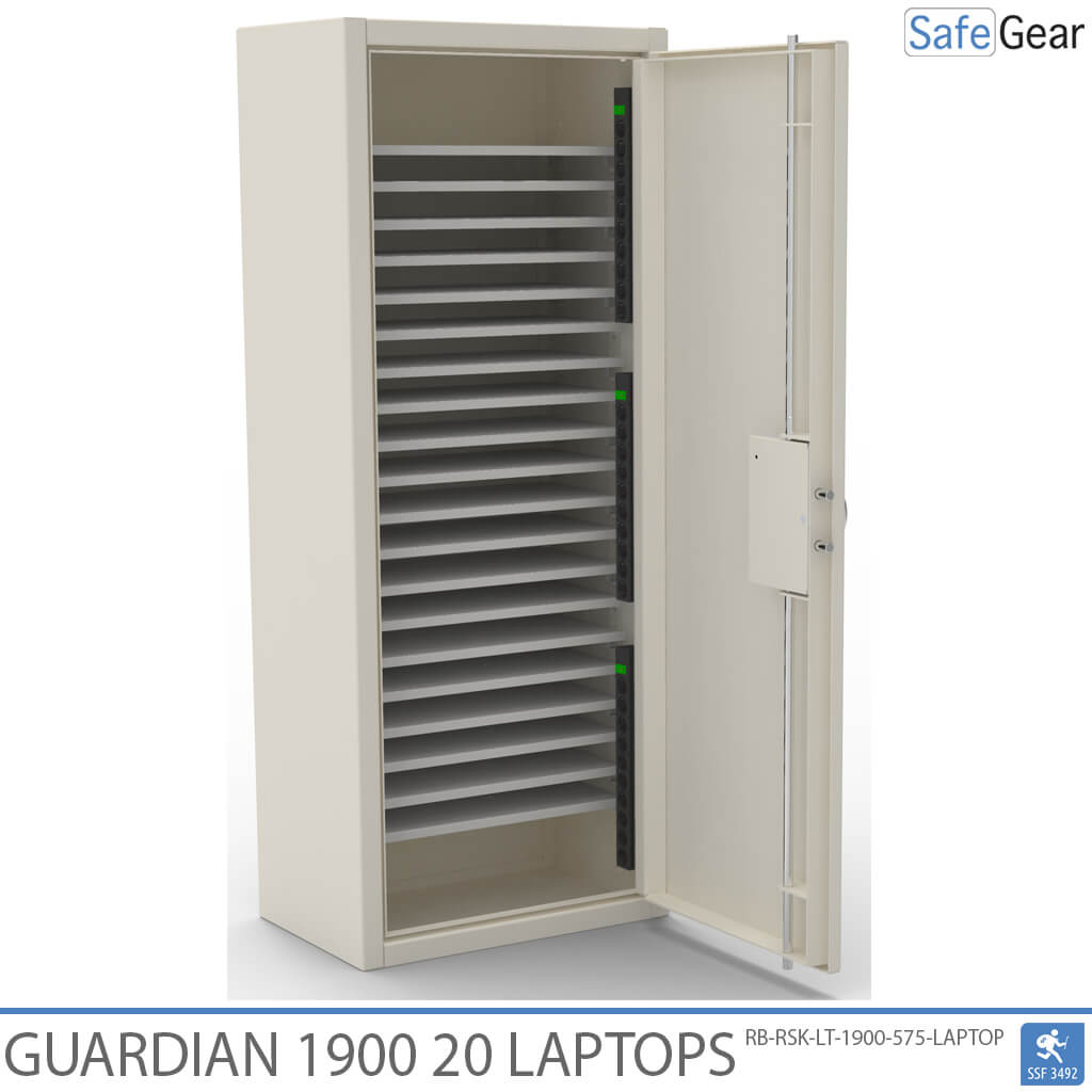 Guardian RSK-LT 1600 - 15 Laptops met opladen - Inbraaktest SSF 3492 - Cijfercode