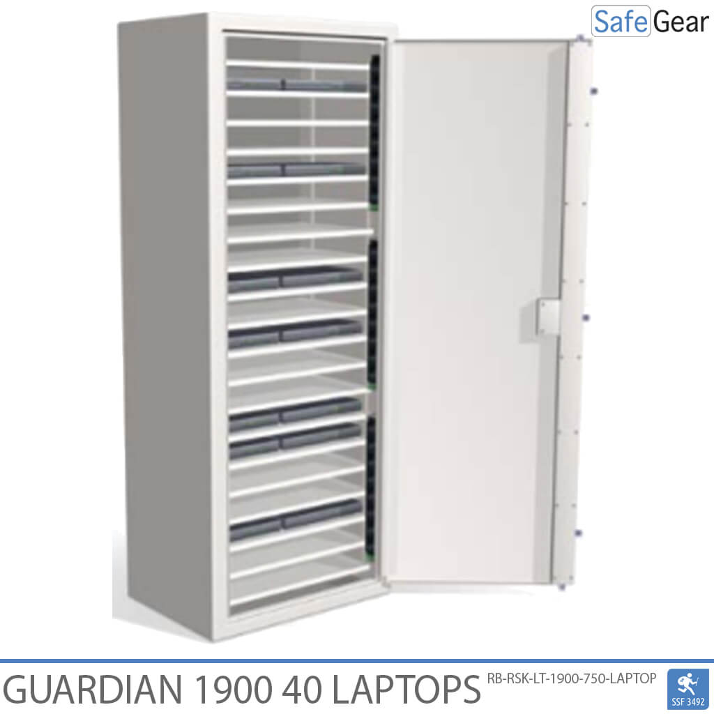 Guardian RSK-LT 1900/750 - 40 Laptops mit Ladefunktion - Einbruchstest SSF 3492 - Zahlenschloss
