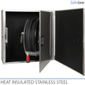 Fire Hydrant Cabinet with Insulation and Heating - 790x790x365 mm - Stainless Steel