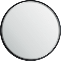Indoor Mirror - Stainless Steel - Round - 49 cm