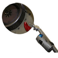 Miroir d'inspection 30 cm - Acier inoxydable anti-corrosion