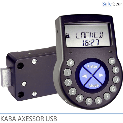 Kaba Axessor USB electronic lock with motorized bolt work