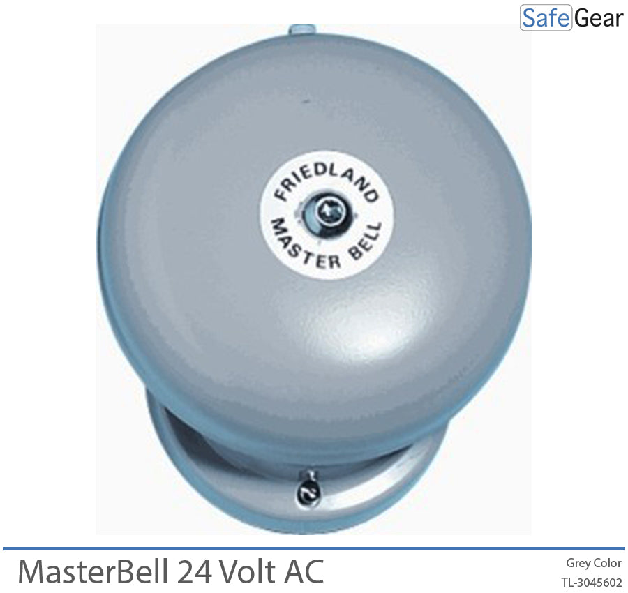 Masterbell industriklokke 56-012 - Med grå skål