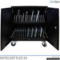NoteCart Flex - 24 Laptops met Opladen