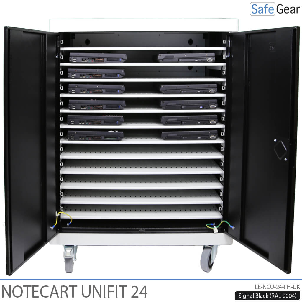 NoteCart Unifit - 24 Ordinateurs portables avec chargeur