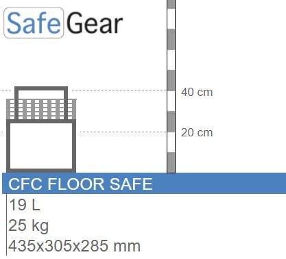 Floor Safe camouflaged olle size illustration suelo