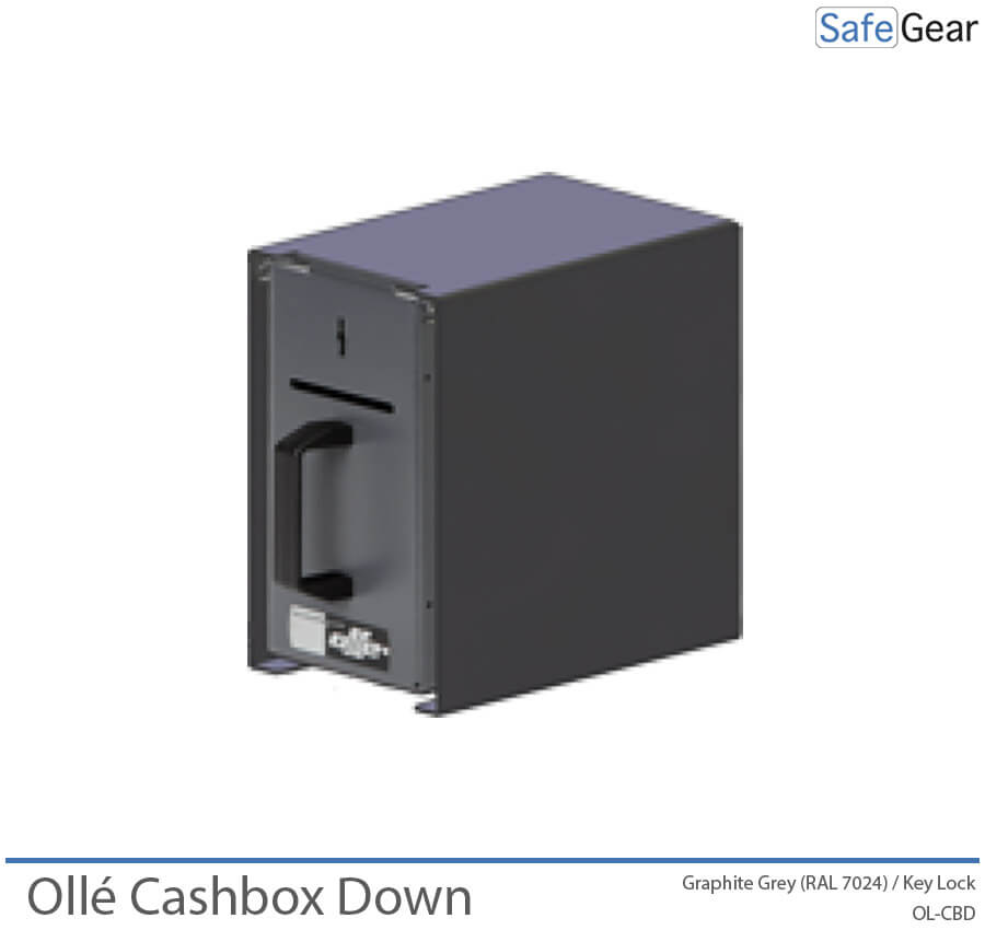 Ollé Cashbox Down (7L) - Key Lock - Frontal
