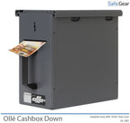 Ollé Cashbox Down (7L) - Key Lock - Frontal