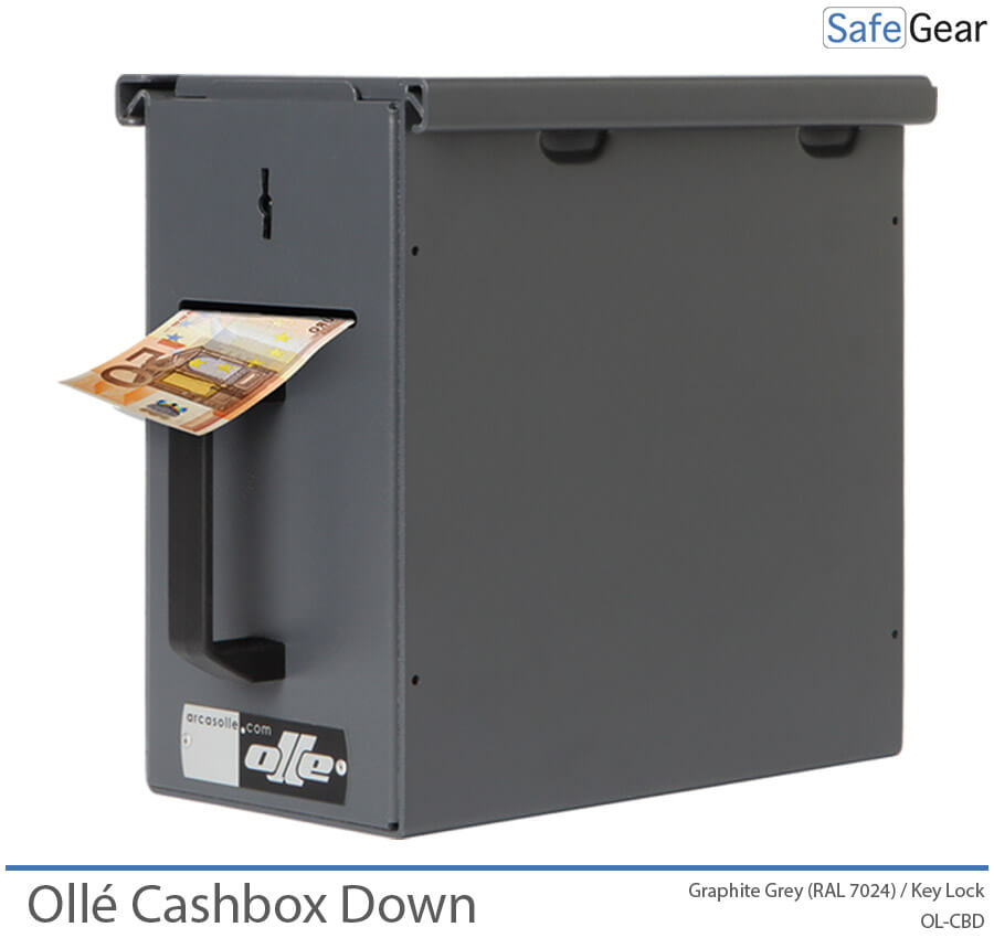 Ollé Cashbox Down (7L) - Key Lock - Frontal