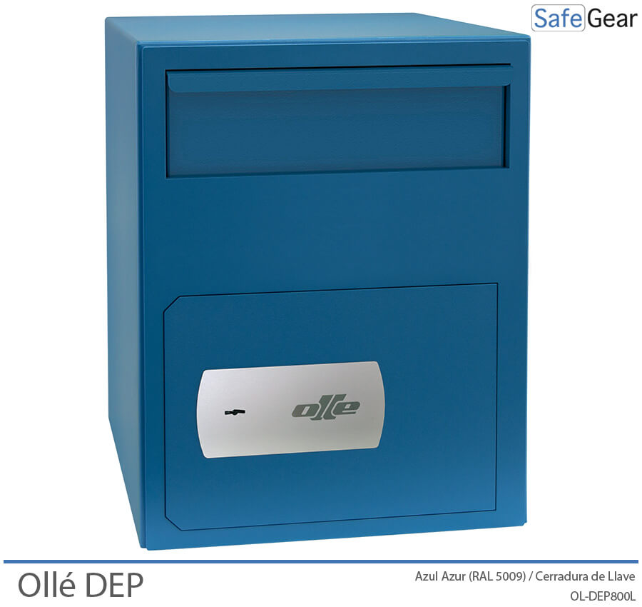 Caja Fuerte de Depósito - Ollé DEP - Cerradura de Llave - con Buzón Antipesca - Frotal
