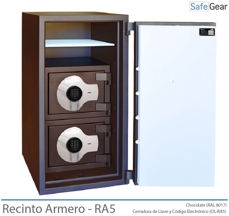 Ollé Recinto Armero - RA5 - Grado III - Combinación Llave y Electrónica - Abierta