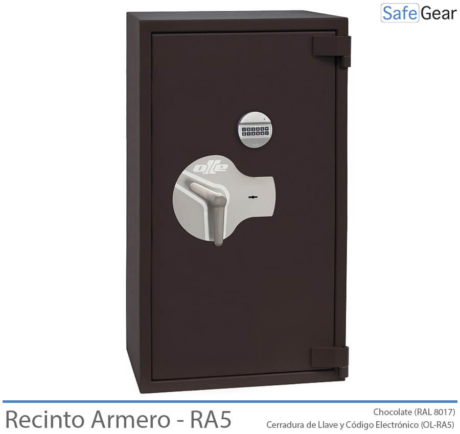 Ollé Recinto Armero - RA5 - Grado III - Combinación Llave y Electrónica - Frontal