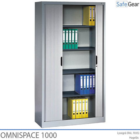 Omnispace med Jalousidøre Stålskab