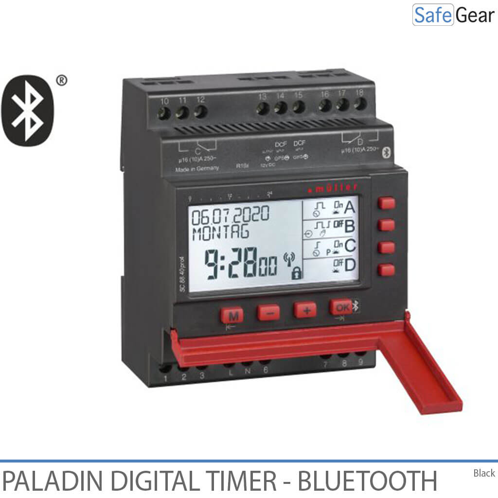 Digital Cloche-Temps pour Systèmes d'École et Industriels - Bluetooth - Année Solaire - 3 Canaux