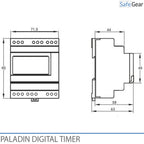 Digitale Kloktimer voor Belinstallaties Scholen en Industrie - Bluetooth - Jaarklok - 2 Kanaals