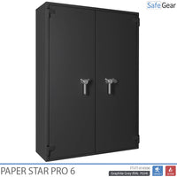 Paper Star Pro 6 (70 Binders) - Burglary Grade 1 / Fire Test 60 min