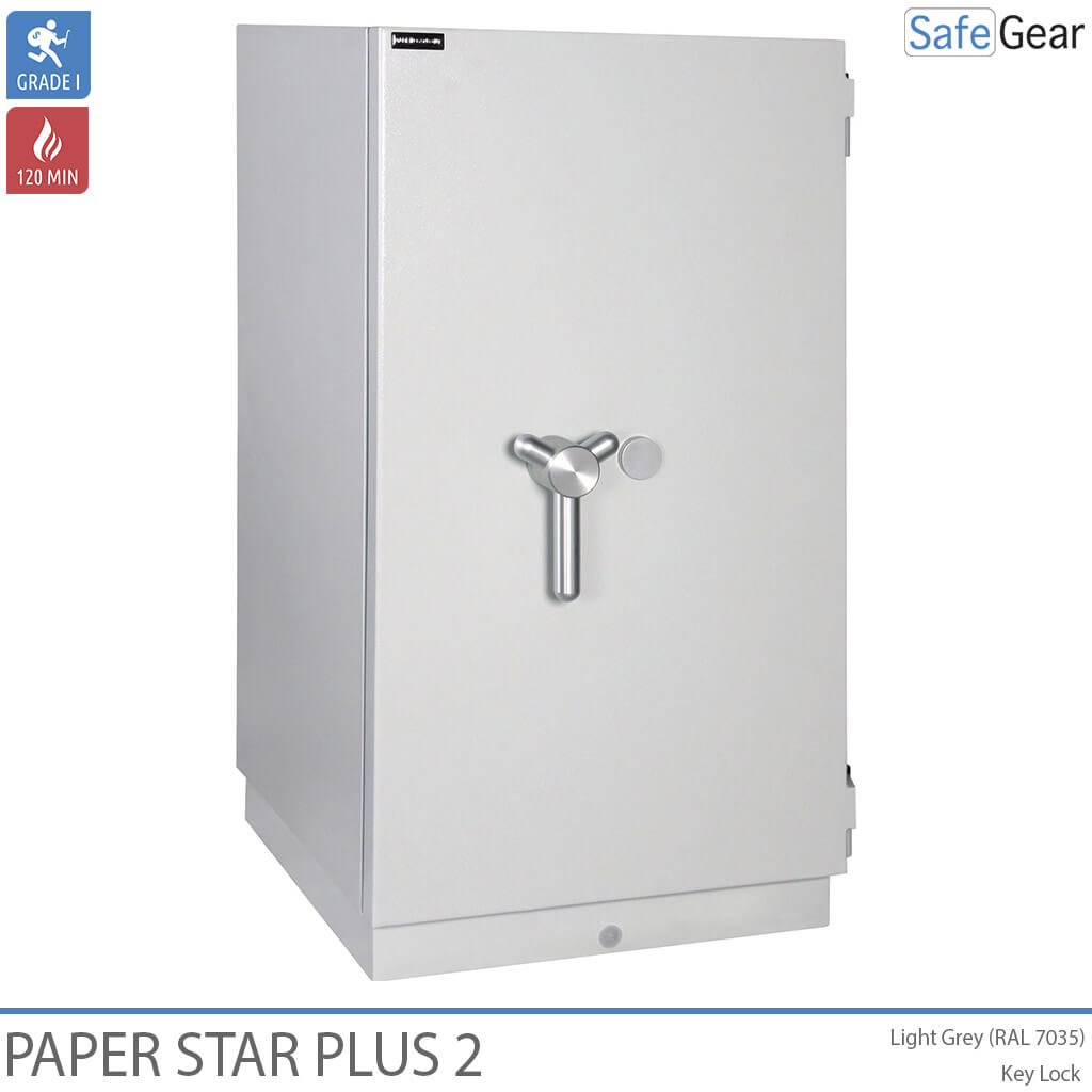 Paper Star Plus 1 Armoire Anti-Incendie (115 L) - Test anti-effraction Classe I / Test au feu 120 min