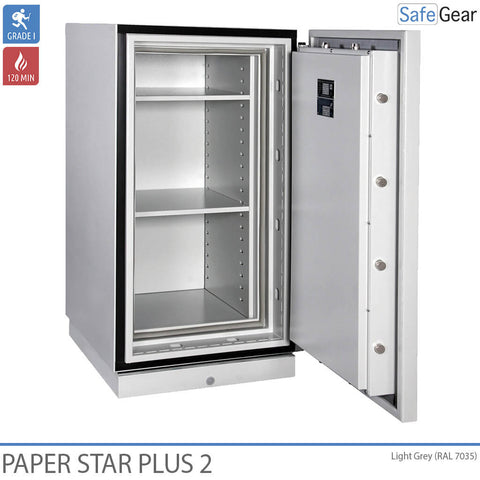 Paper Star Plus 1 Brandkast (115 L) - Inbraaktest Klasse I / Brandtest 120 min