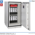 Paper Star Plus 1 Brandkast (115 L) - Inbraaktest Klasse I / Brandtest 120 min