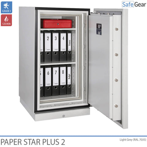 Paper Star Plus 1 Brandkast (115 L) - Inbraaktest Klasse I / Brandtest 120 min