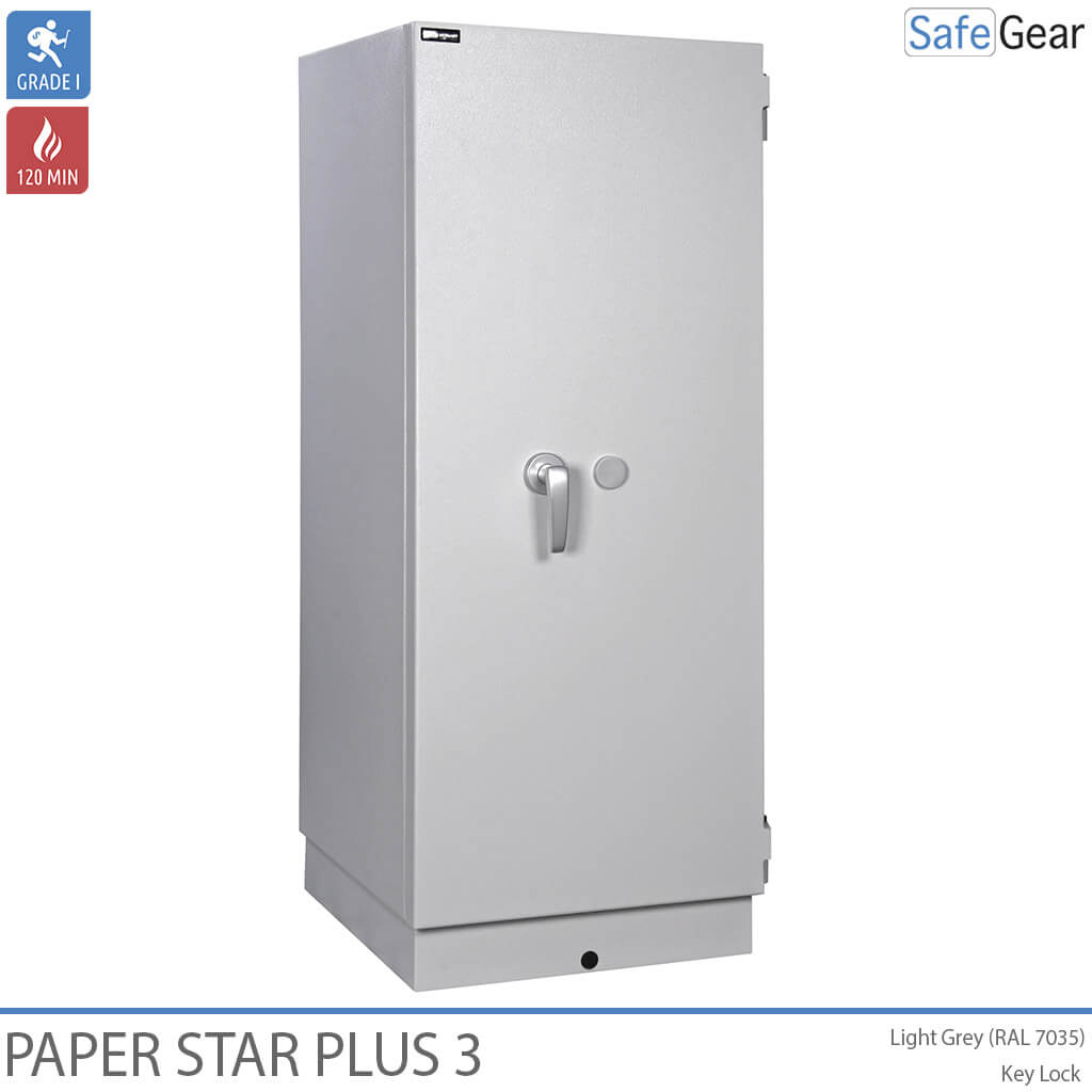 Paper Star Plus 3 Fire Cabinet (196 L) - Burglary Test Grade I / Fire Test 120 min