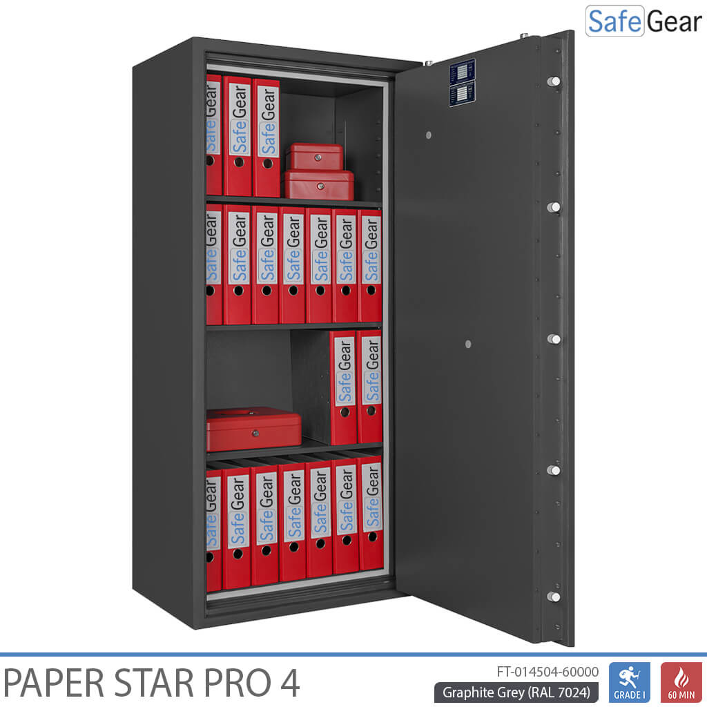 Paper Star Pro 4  (28 Ringbind) - Indbrudstest Grade 1 / Brandtest 60 minuter