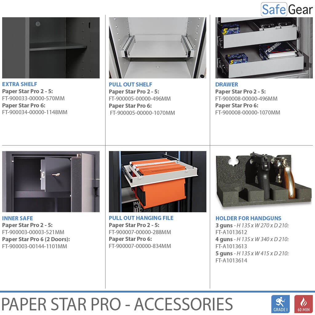 Paper Star Pro 3  (21 Ringbind) - Indbrudstest Grade 1 / Brandtest 60 minuter