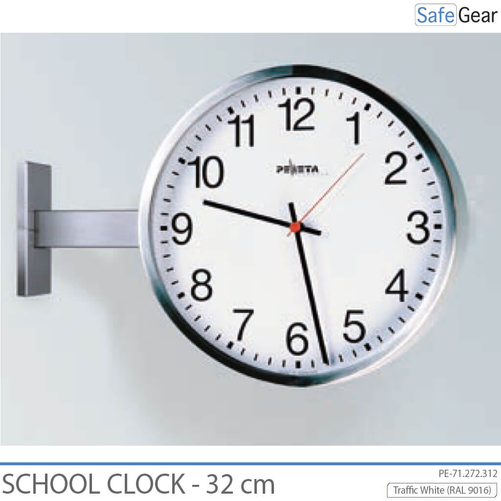 Horloge Scolaire Analogique - Intérieure - Rond - 32 cm