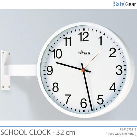 Horloge Scolaire Analogique - Intérieure - Rond - 32 cm