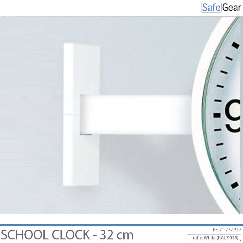 Horloge Scolaire Analogique - Intérieure - Rond - 32 cm