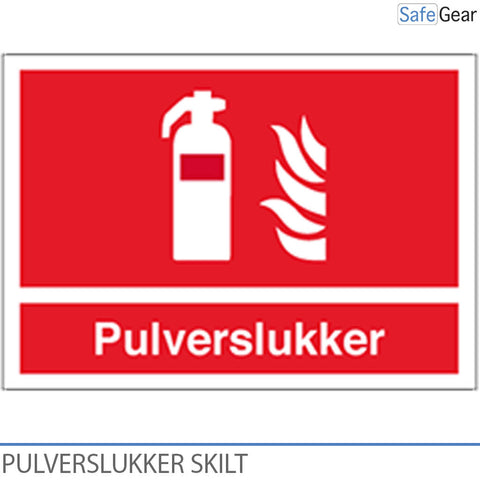Powder extinguisher - Sign - 148 x 210 mm - Plastic