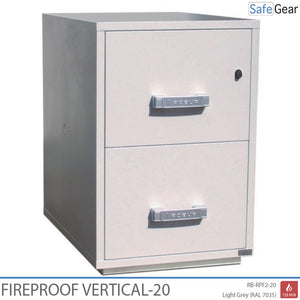 Fireproof Vertical - 20 - Fire test 120 min