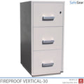 fireproof vertical 30 archive cabinet