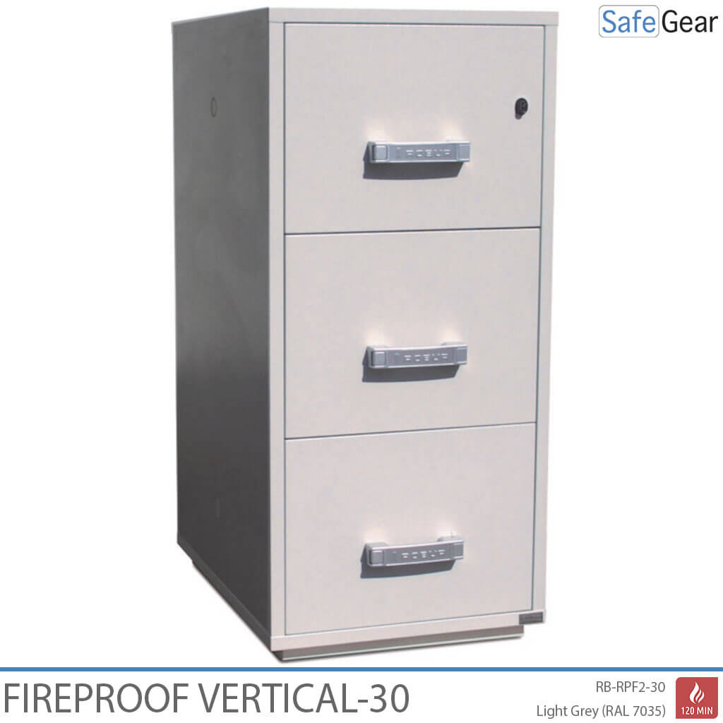 fireproof vertical 30 archive cabinet