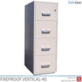 fireproof vertical 40 document cabinet with the code lock