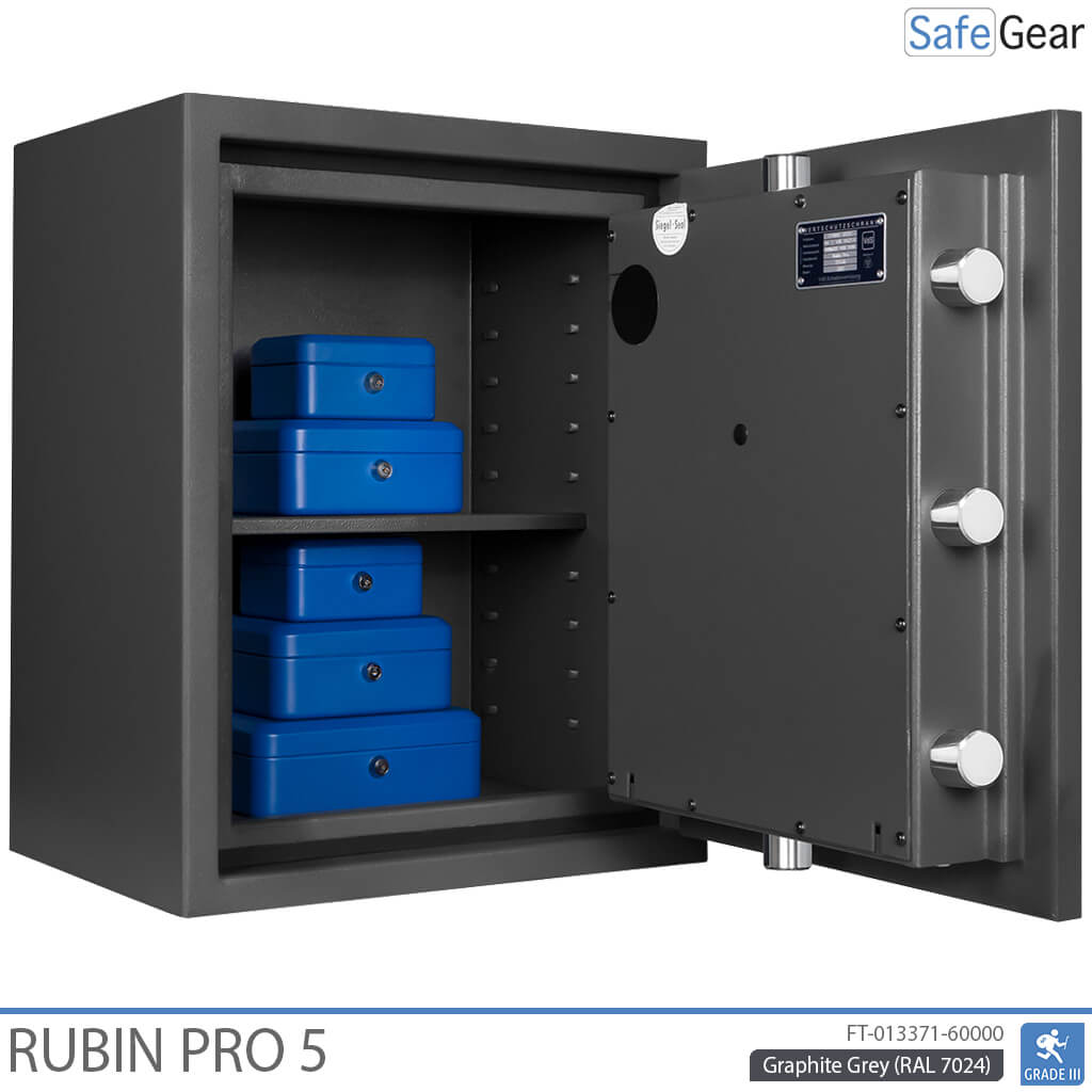 Rubin Pro 5 – Sicherheitstresor (57 Liter) – Einbruchschutz Klasse 3