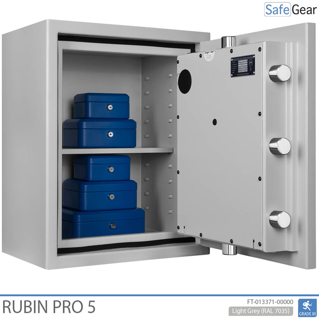 Rubin Pro 5 – Sicherheitstresor (57 Liter) – Einbruchschutz Klasse 3