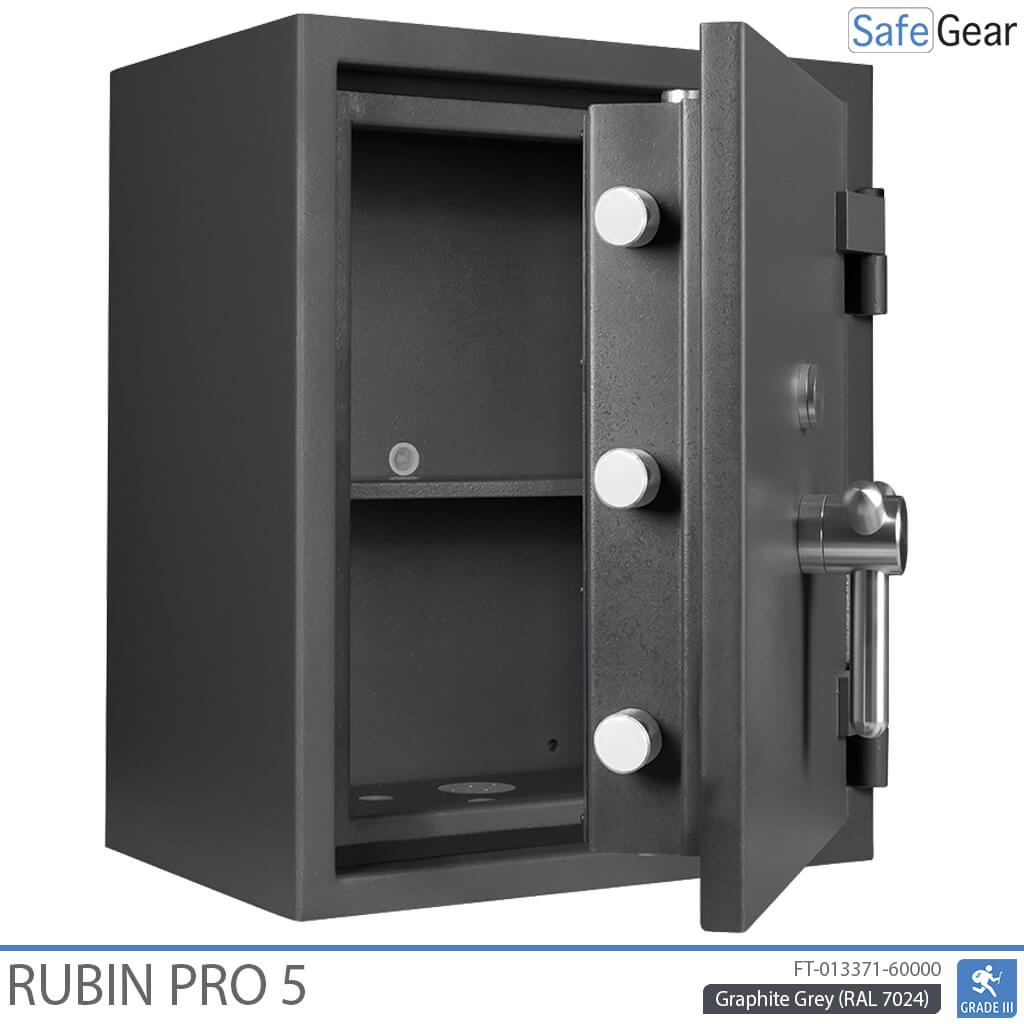 Rubin Pro 5 – Sicherheitstresor (57 Liter) – Einbruchschutz Klasse 3