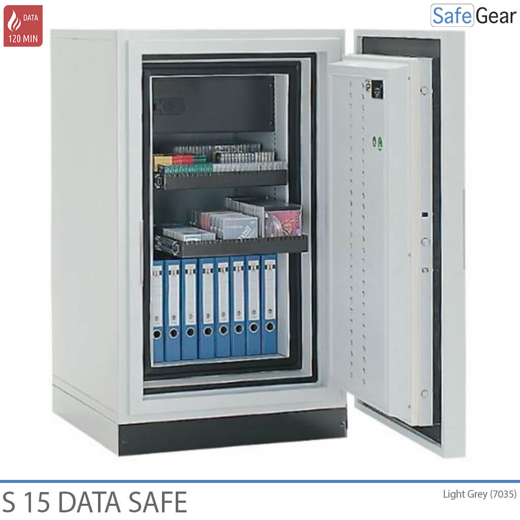 S15 Fireproof Data Safe - 1232 LTO Data Tape - Fire Test 120 min